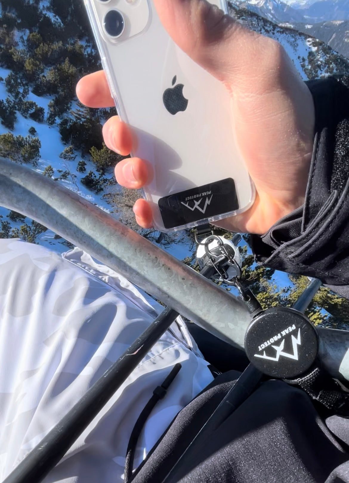 Sessellift Handyschutz