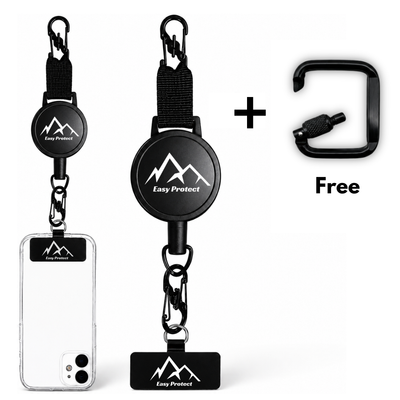 Easy Protect V1 vorgestellt in „Die Höhle der Löwen“ – die perfekte Handysicherung für Alltag, Reisen, Sport und Outdoor Abenteuer. Schützt dein Smartphone zuverlässig vor Herunterfallen und Diebstahl.