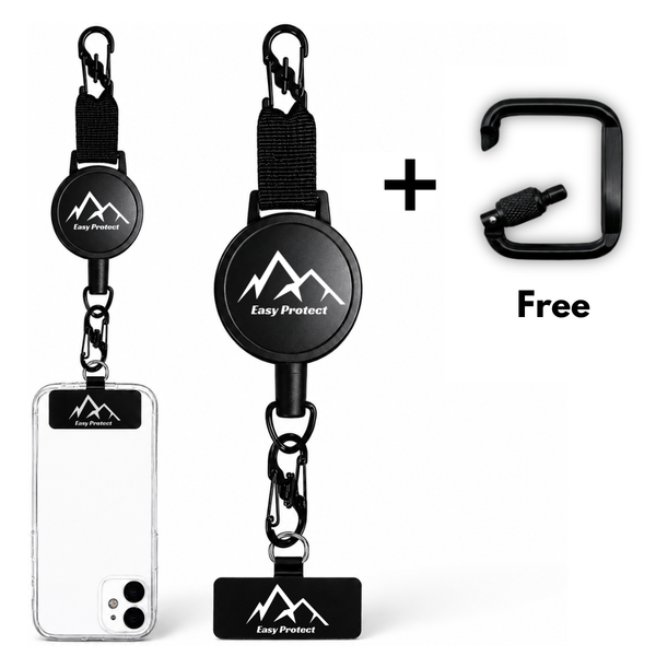 Easy Protect V1 vorgestellt in „Die Höhle der Löwen“ – die perfekte Handysicherung für Alltag, Reisen, Sport und Outdoor Abenteuer. Schützt dein Smartphone zuverlässig vor Herunterfallen und Diebstahl.