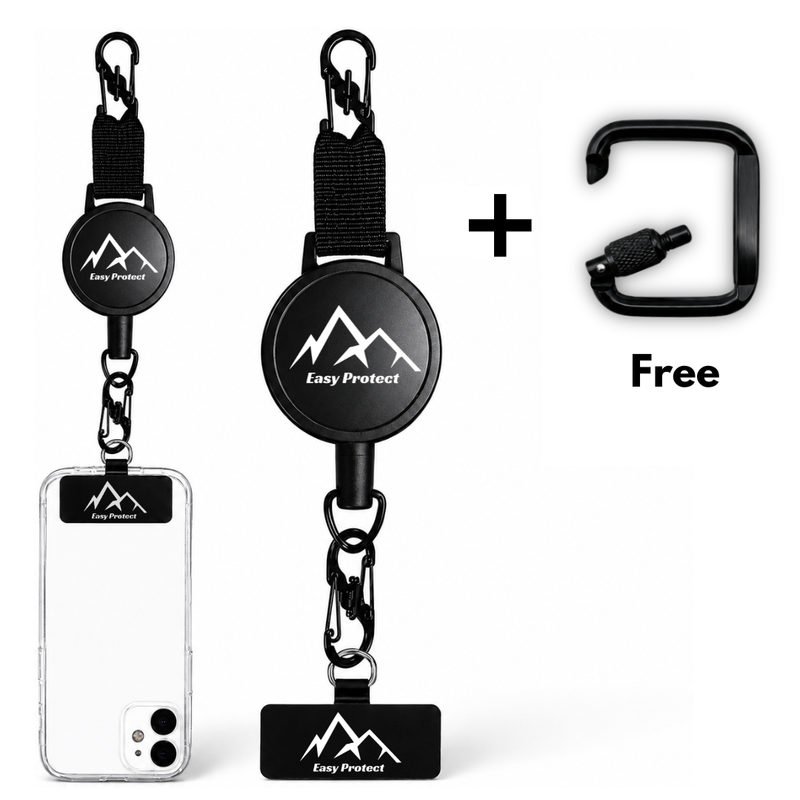 Easy Protect V1 vorgestellt in „Die Höhle der Löwen“ – die perfekte Handysicherung für Alltag, Reisen, Sport und Outdoor Abenteuer. Schützt dein Smartphone zuverlässig vor Herunterfallen und Diebstahl.