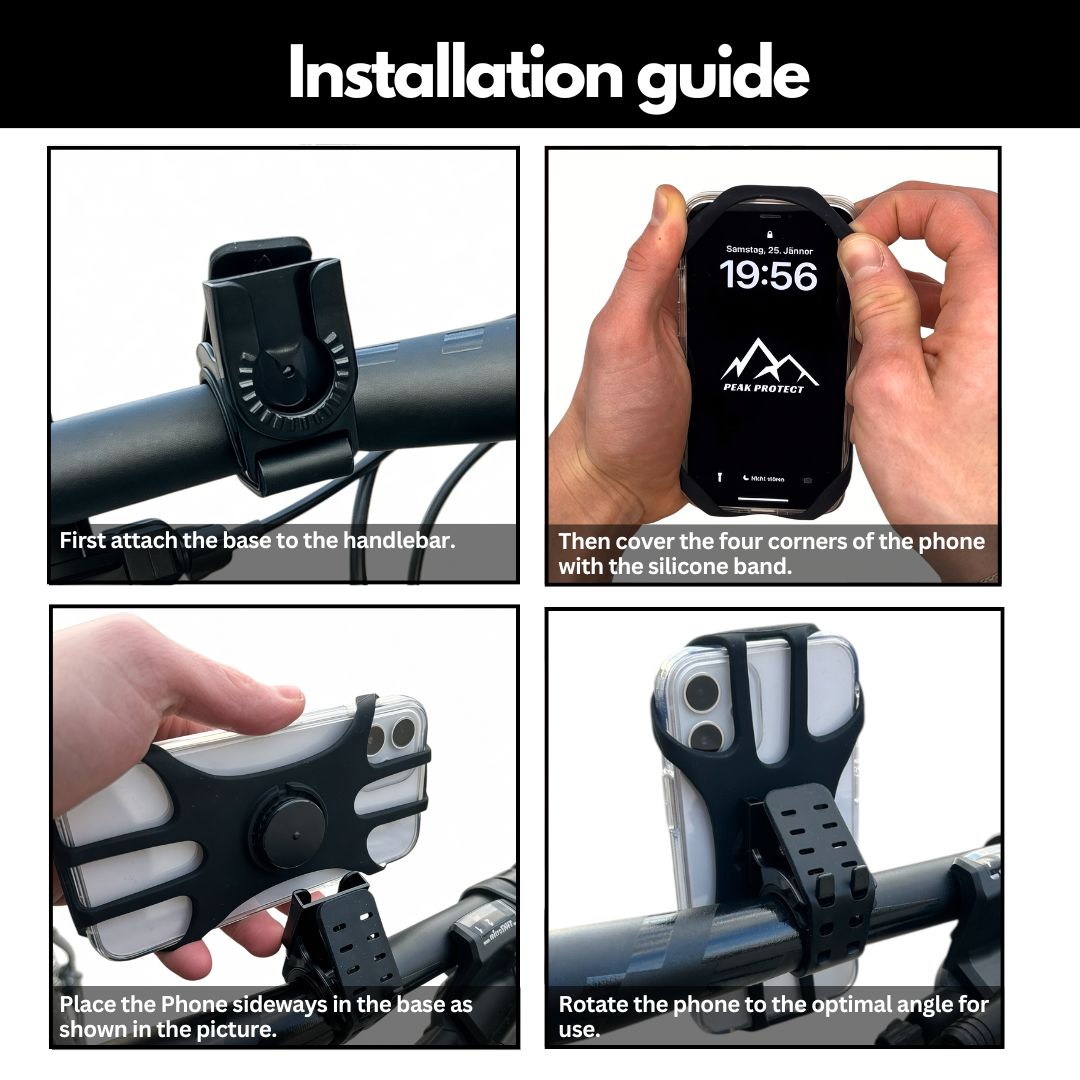 Handyhalterung Adapter mit Anti-Rutsch-Funktion